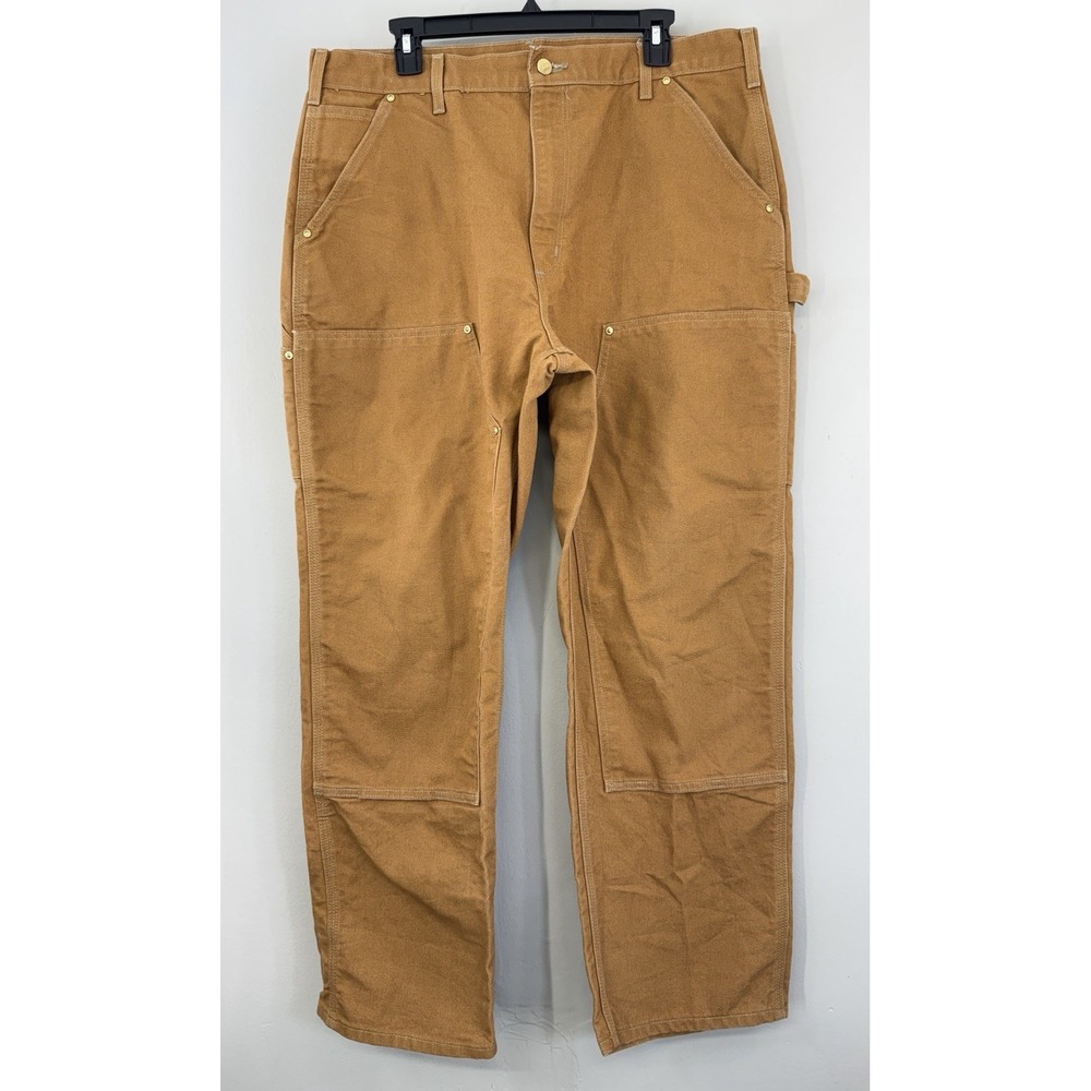 Carhartt Canvas Double Knee Pants Men's (fits 36) Tagged 38 Carpenter Workwear